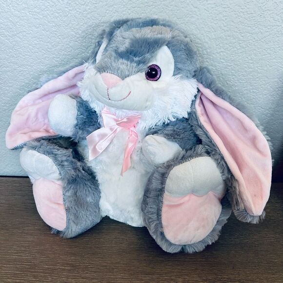 Large Plush Easter Bunny Spring Stuffed Animal Toy - Picture 1 of 4